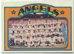 1972 Topps Baseball Cards      071      California Angels TC